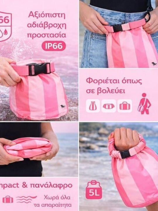 Dock & Bay Stoff Strandtasche Rosa