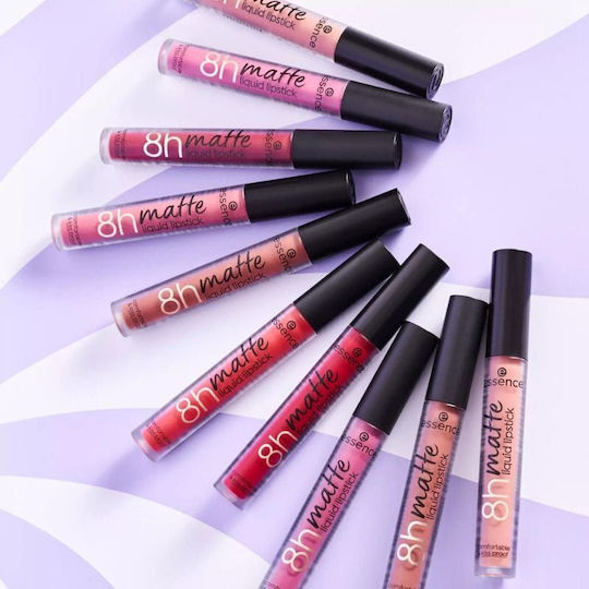 Essence 8h Matte Υγρό Κραγιόν Matte 03 Soft Beige 2.5ml