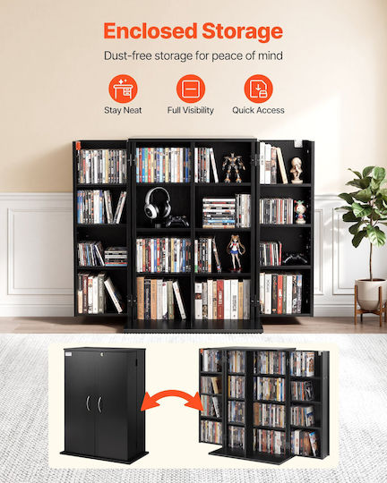 Vevor Floor CD Case 61x36.8x84.6cm
