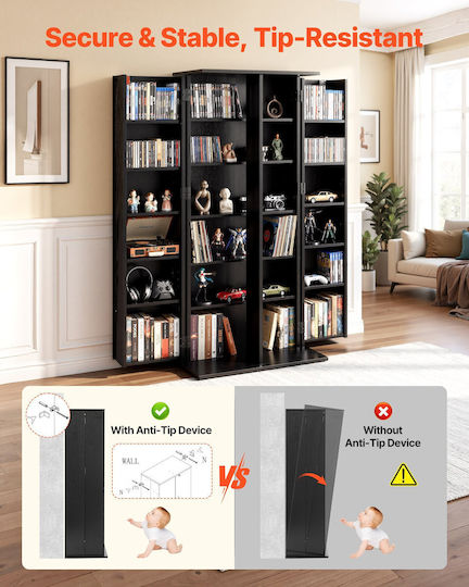 Vevor Floor CD Case 61x36.8x127cm