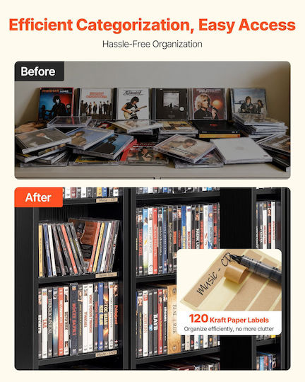 Vevor Floor CD Case 61x36.8x127cm