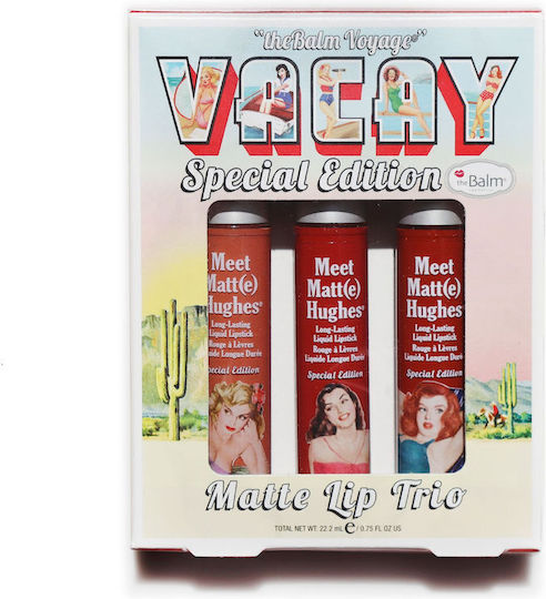 theBalm Voyage Vacay Matte Lip Trio Seturi Ruj Mat