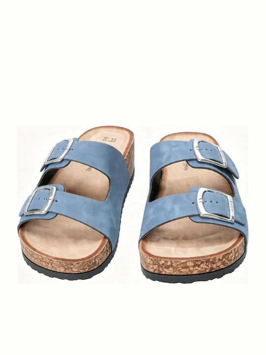 Γυναικεία Σανδάλια Flatforms Μπλε