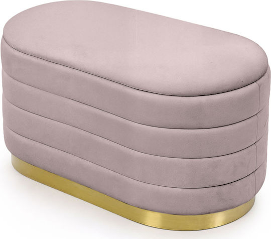 Σκαμπό Σαλονιού με Αποθηκευτικό Χώρο Powder Pink 80x42x42εκ. Σκαμπό Σαλονιού με Αποθηκευτικό Χώρο Powder Pink 80x42x42εκ.