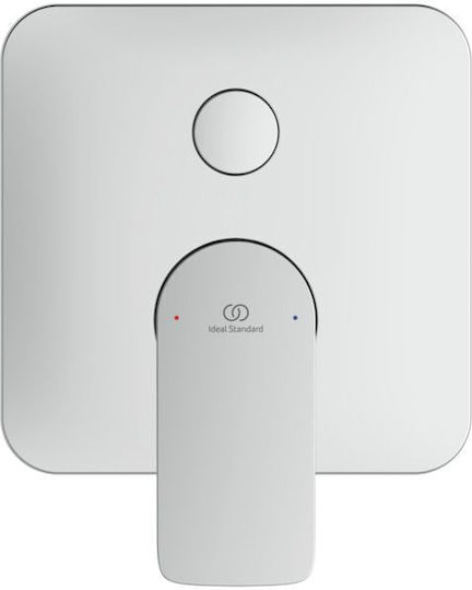 Ideal Standard Built-in Mixer & Supply Set for Shower 2 Exits Silver 3800861133070