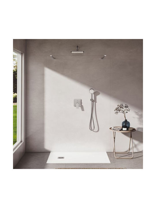 Ideal Standard Built-in Mixer & Supply Set for Shower 2 Exits Silver 3800861133070