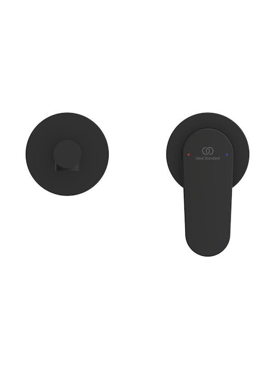 Ideal Standard Built-in Mixer & Mouthpiece Set for Bathroom Sink Black
