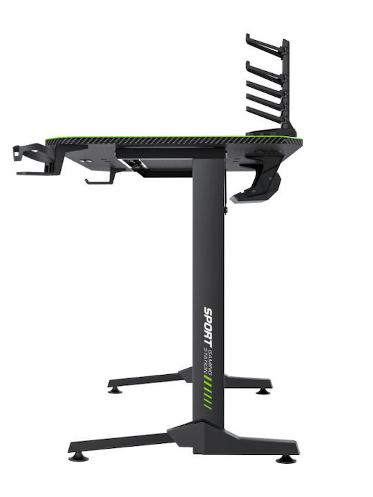 Γραφείο Gaming Ξύλινο Carbon 140x70x75εκ.