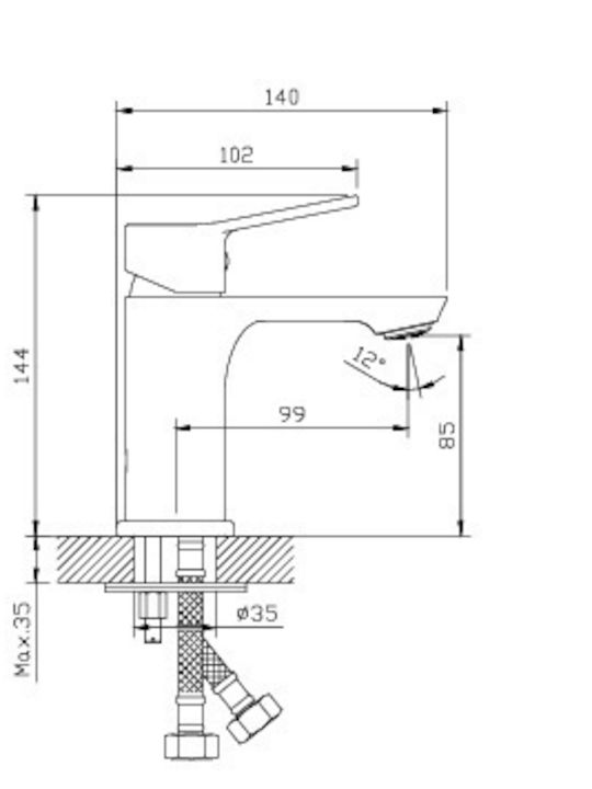 Kls Mixing Sink Faucet Silver
