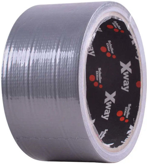 Adhesive Fabric Tape Silver 10mx48mm