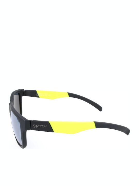 Smith Lowdown Slim/N Sonnenbrillen mit PGC/XB Rahmen und Blau Linse