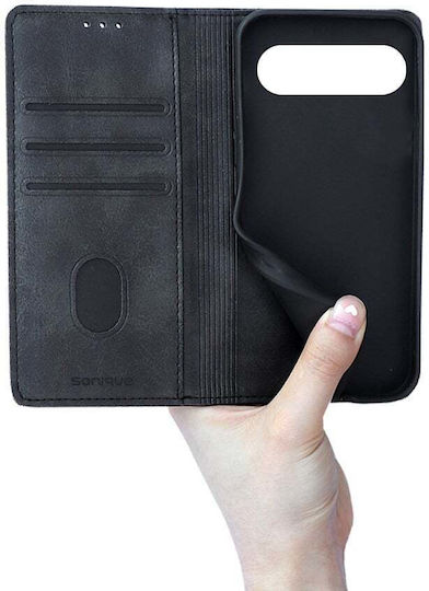 Калъф Портмоне Vintage Magnet Wallet Sonique Google Pixel 10 5g Pixel 10 Pro 5g Черен