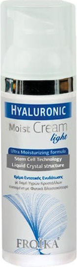 Froika Moist Light 24ωρη Κρέμα Προσώπου για Ενυδάτωση, Αντιγήρανση & Ρύθμιση Λιπαρότητας με Υαλουρονικό Οξύ 50ml