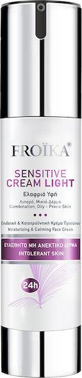 Froika Sensitive Light 24ωρη Ενυδατική Κρέμα Προσώπου με Υαλουρονικό Οξύ & Κολλαγόνο 50ml