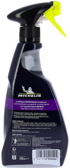 Michelin Expert Curățitor pentru Jante & Capace Roți Spray Curățare / Lustruire / Protecție pentru Jante și Elastici Auto 500ml