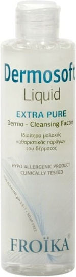 Froika Dermosoft Liquid Extra Pure Υγρό Καθαρισμού Προσώπου για Ακνεϊκές Επιδερμίδες 200ml