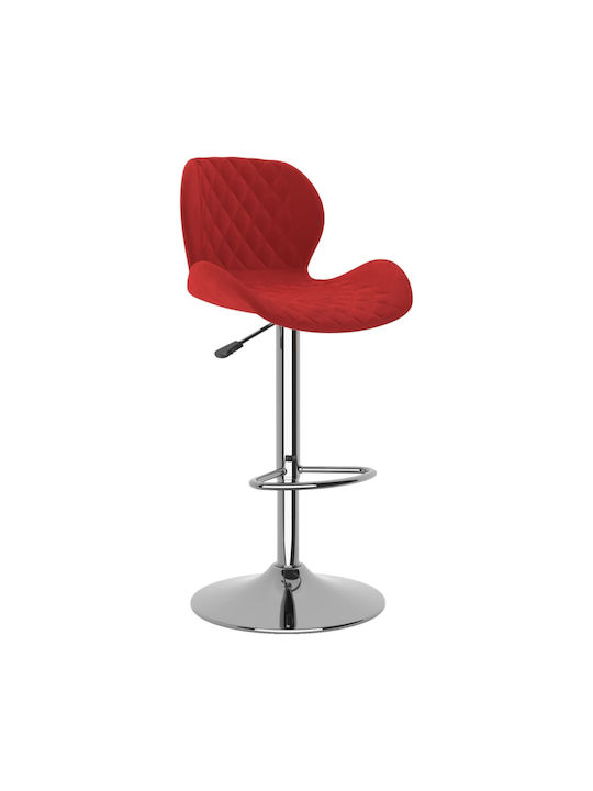 Stool Bar with Back & Adjustable Height Bordeaux 2pcs 39x51x89-111cm