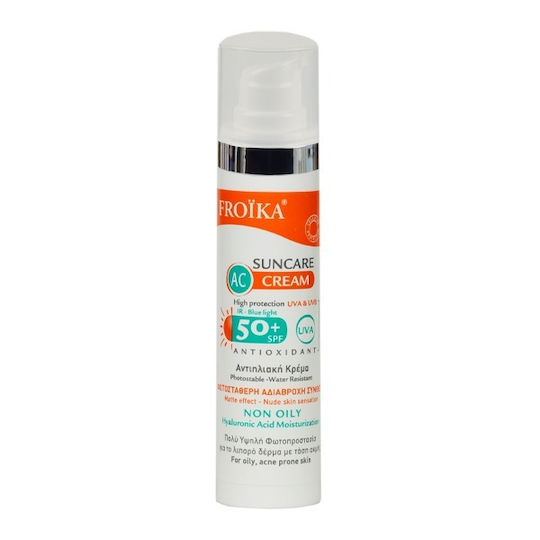 Froika AC Cream Wasserdichte Sonnencreme Für Gesicht SPF50 50ml
