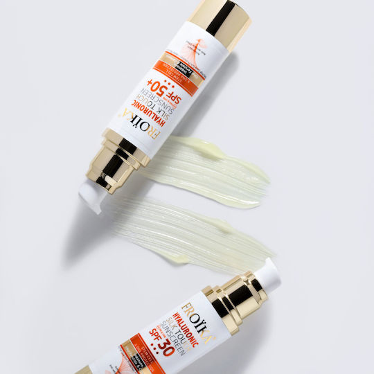 Froika Hyaluronic Silk Touch Αδιάβροχη Αντηλιακή Κρέμα Προσώπου SPF30 50ml