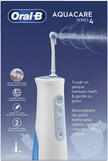 Oral-B Aquacare4 Ηλεκτρική Οδοντόβουρτσα Λευκή