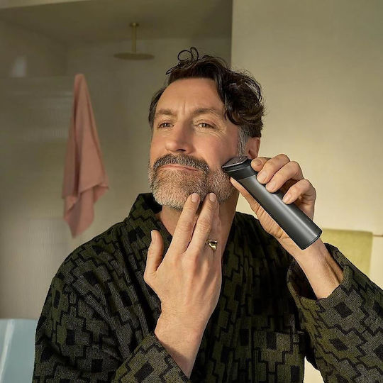 Philips Trimmer Σετ Κουρευτικής Μηχανής Γκρι MG7961/15