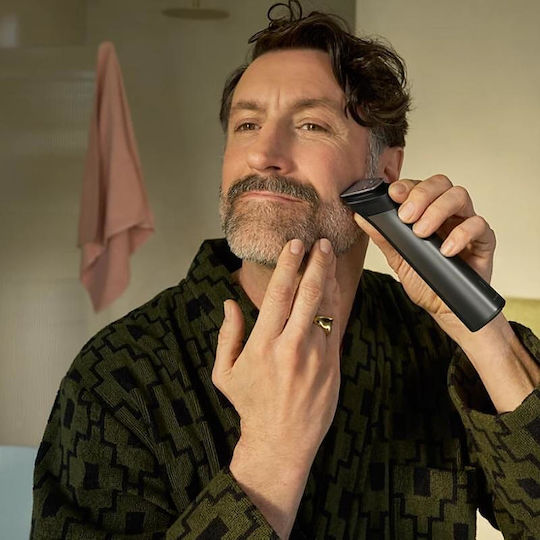 Philips Oneblade Oneblade Σετ Επαναφορτιζόμενης Κουρευτικής Μηχανής Γκρι MG9556/15