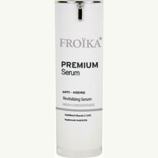 Froika Premium Moisturizing & Anti-aging Serum Face with Vitamin C & Peptides for Detoxification & Radiance 30ml