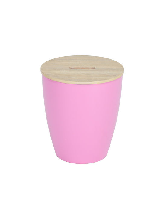 Scaune Bucătărie Cu spațiu de depozitare din Polipropilenă Pink 36.5x36.5x41.5buc
