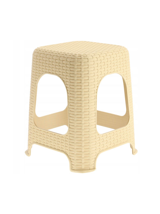 Scaune Bucătărie Plastic Bej