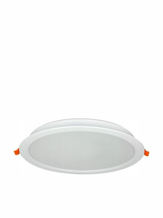 LED line Rundes Vertieftes LED-Panel 24W mit Natürliches Weiß Licht 4000K
