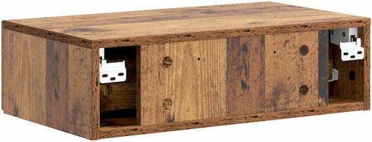 Wooden Console with Aged Wood M59xW34.5xH17 cm