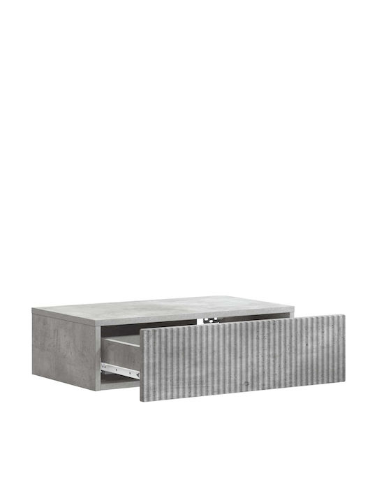 Consolă Din Lemn Gri M59xL34.5xÎ17cm