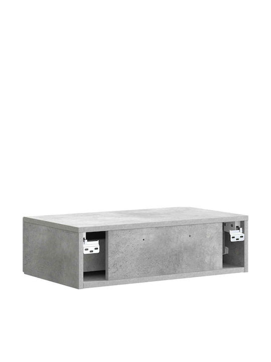 Consolă Din Lemn Gri M59xL34.5xÎ17cm
