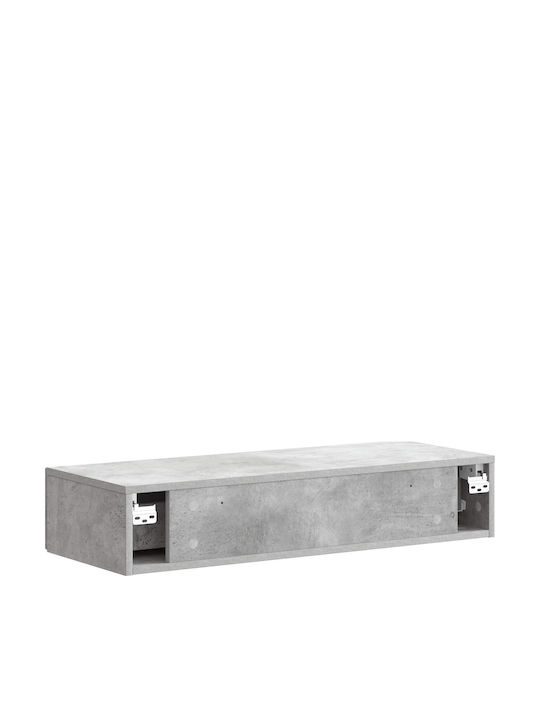 vidaXL Konsolentisch Aus Holz Grau 87,5x34,5x17 cm