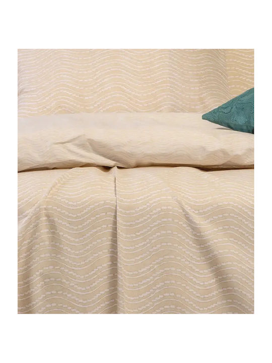 Melinen Maverick Double Bed Sheets Set With Rubber Hugger 150x200+32cm 4 Pieces