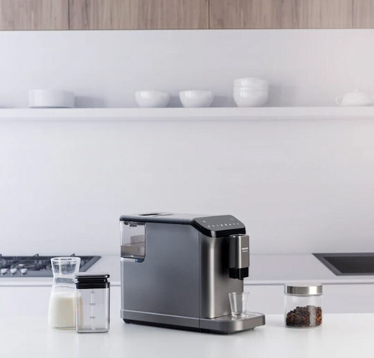 Taurus Accento Latte Automatic Espresso Coffee Machine 20bar Pressure with Grinder White 920635000