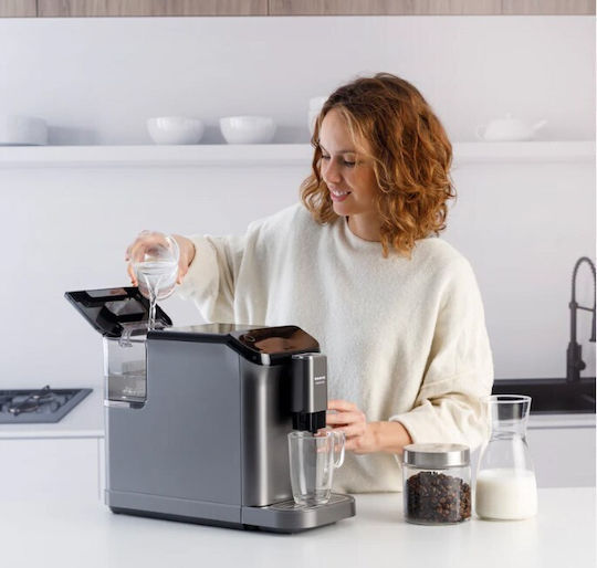 Taurus Accento Latte Automatic Espresso Coffee Machine 20bar Pressure with Grinder White 920635000