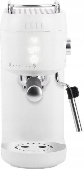Espresso Coffee Machine 1400W Pressure 20bar For Cappuccino White