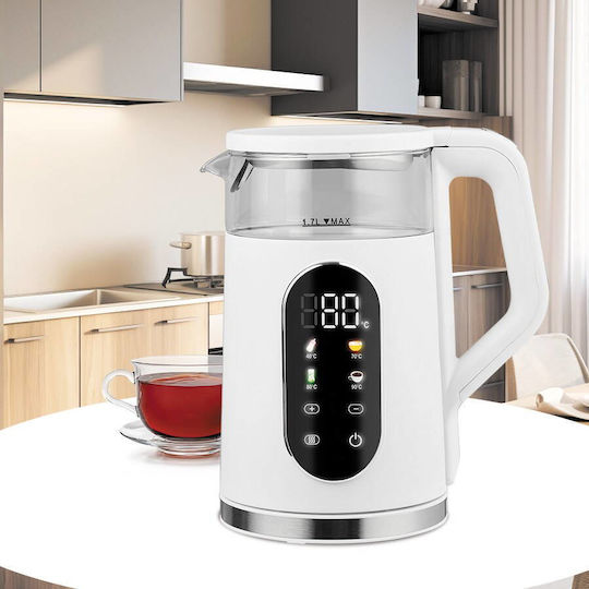 Maestro Електрическа Кана 1.7л 2220W Бял