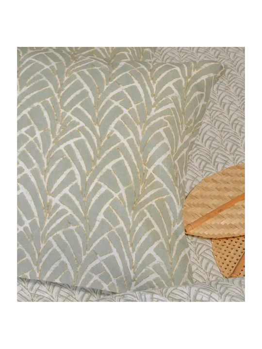 Melinen Coral Double Bed Sheets Set With Rubber Hugger 150x200+32cm 4 Pieces