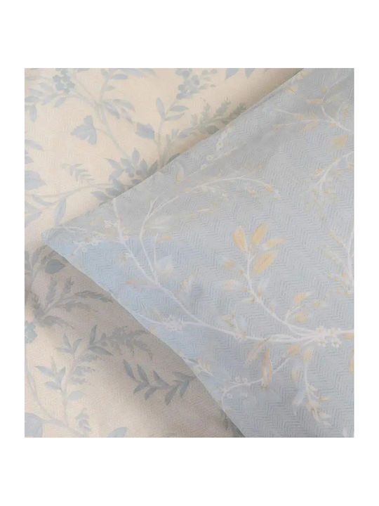 Melinen Sienna Bed Sheets Set King Size With Rubber Hugger 180x200+32cm 4 Pieces