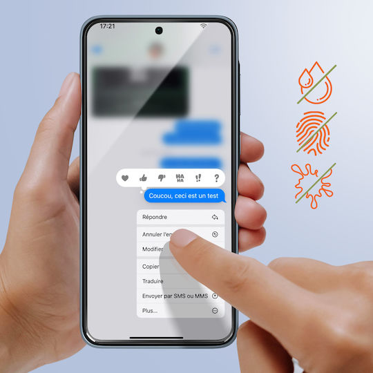 Avizar Tempered Glass Samsung Galaxy A37 Protecție Șoc Rezistentă Aderență Completă Transparentă
