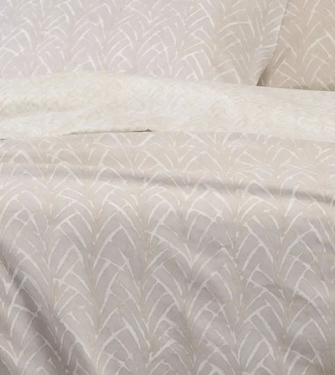 Melinen Set Cearceafuri de Pat Dublu cu Elastic Coral 150x200+32cm 4 Bucăți