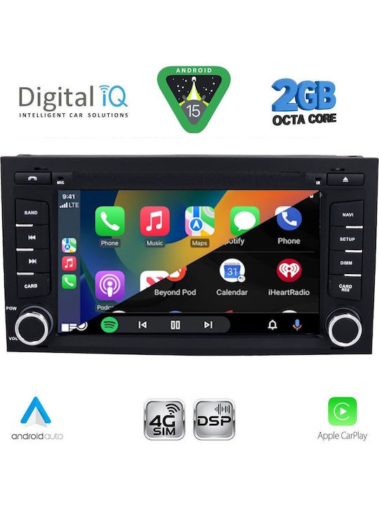 Digital IQ Car Audio System for Seat Leon / Ibiza 2015-2017 with Touch Screen 7" DIGITAL IQ BLF 347 CPA