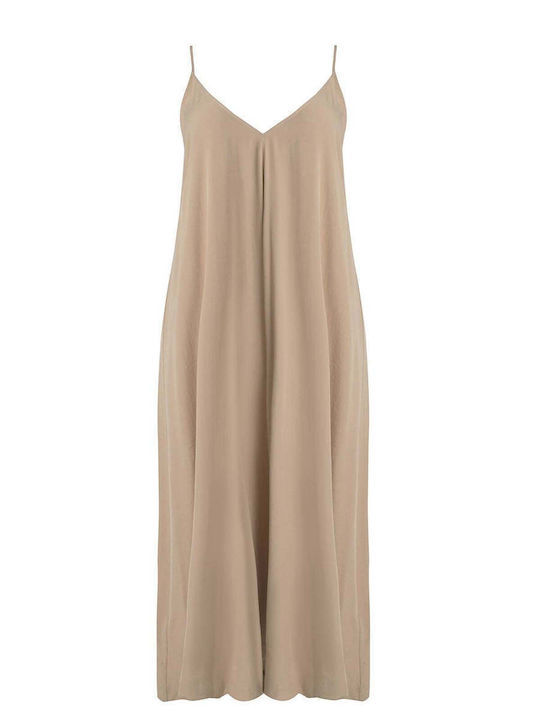 Rochie Maxi De Seară De Vară Bej