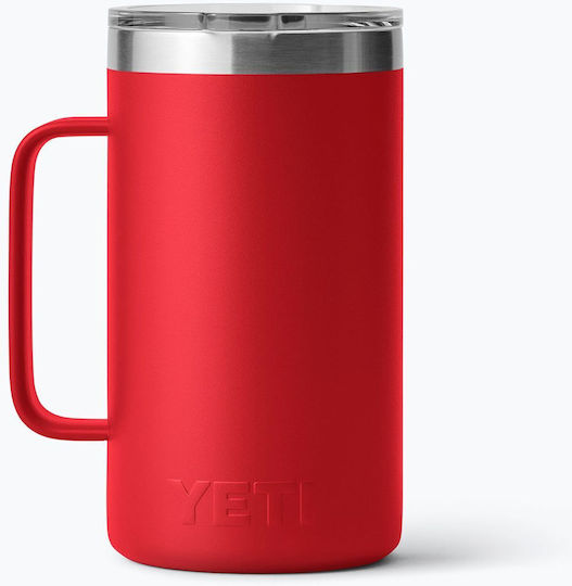 Yeti Yeti Thermosflasche Rostfreier Stahl BPA-frei 710ml Rettungsrot