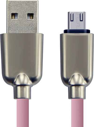 Cabletime Regulär USB 2.0 zu micro USB Kabel Rosa 1m CT-PE32-ZFMC 1 Stück