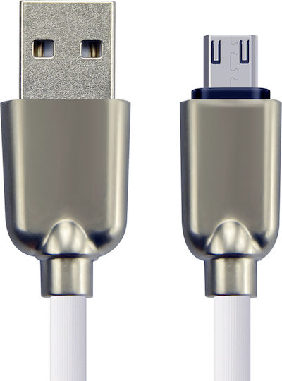 Cabletime Regulär USB 2.0 zu micro USB Kabel Weiß 1m