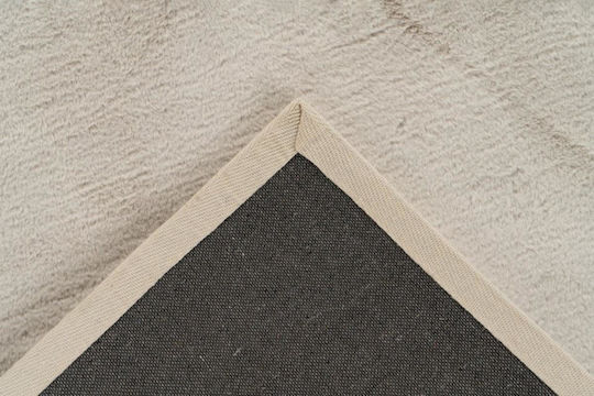Covor Living Rectangular Din Bumbac Crem 120x170cm