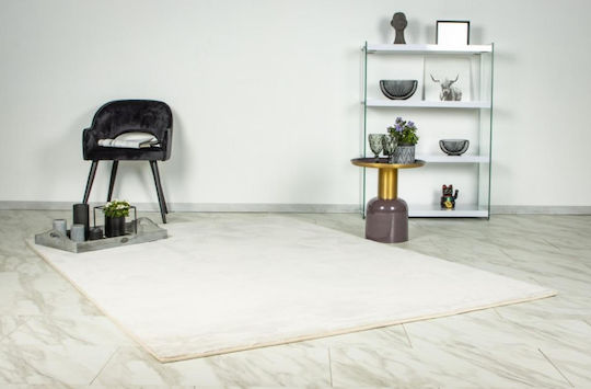 Covor Living Rectangular Din Bumbac Crem 120x170cm